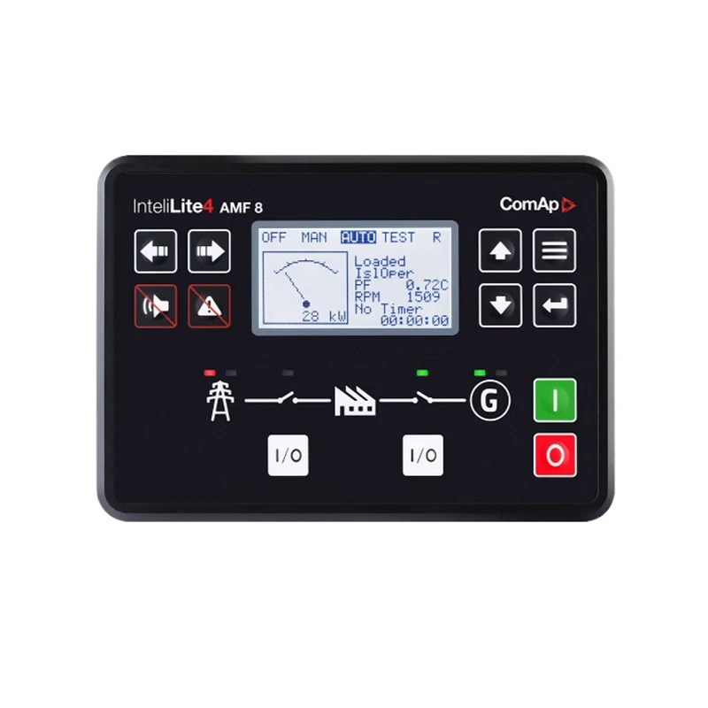 IntelliLite 4 AMF8 diesel generator set controller remote control monitoring generator set panel