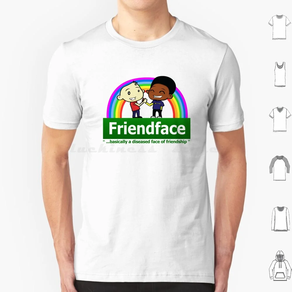 It Crowd Friendface T-Shirt T Shirt 6xl Cotton Cool Tee Friendface The It Crowd Funny Friend Face Social Moss Roy Jen It Crowd