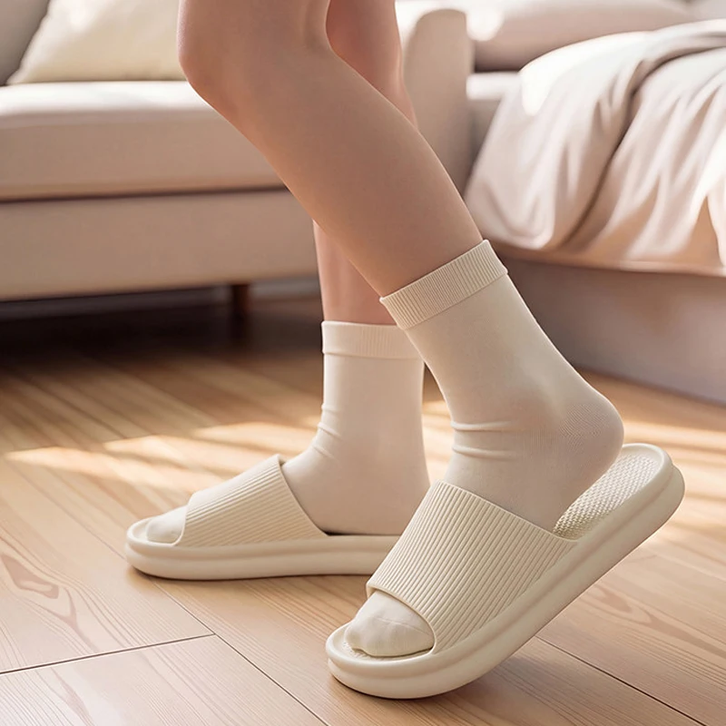 Big Size 48-49 Men Slippers Indoor Outdoor EVA Flat Sole Home Slippers For Women Man Soft Non-slip Couple Beach Shoes Sandals image 4
