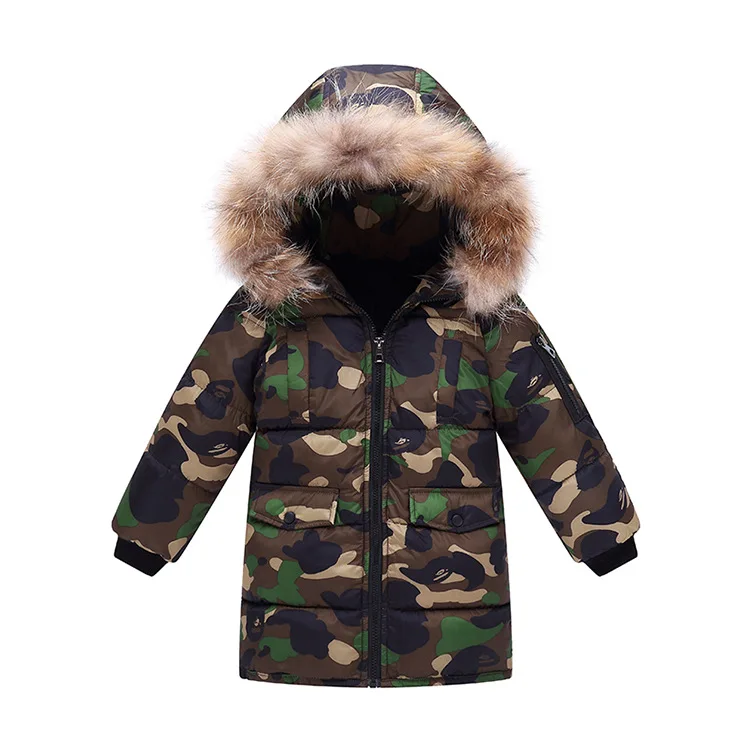 

children down jacket camouflage collars can remove more cotton-padded clothes to keep warm and fashionable jacket coat