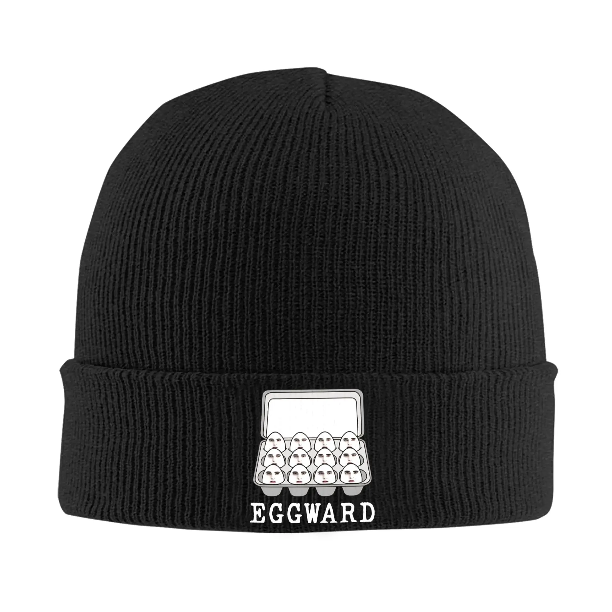 Eggward Silly Meme Parody Egg Edward Beanie Hat Knitted Skull Caps For Unisex  Winter Warm Knit Skullies Beanie Cap