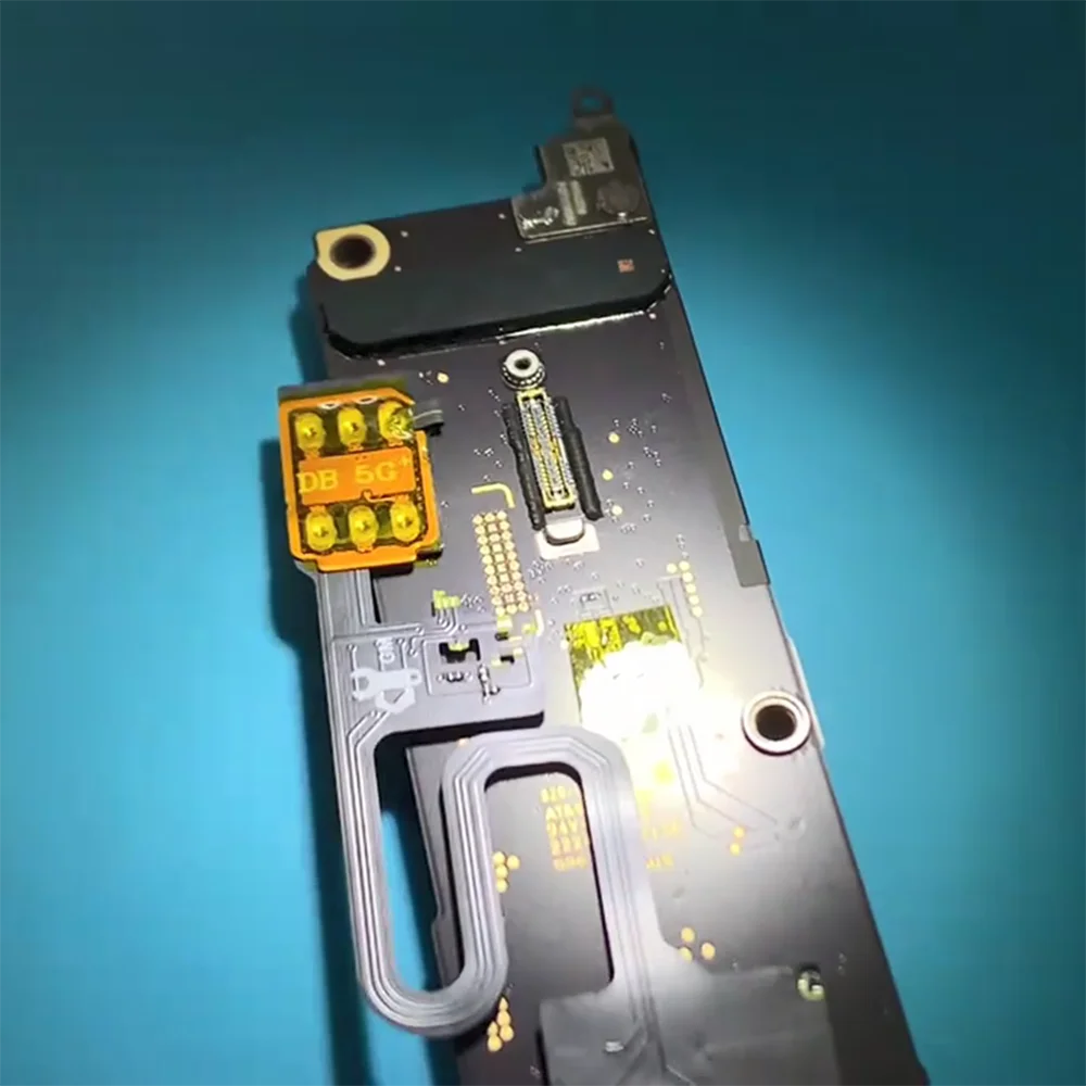 Mep Flex Built -In DB Dual Carf Slot for iPhone 15 pro max Support Dual And Single SIM Card Esim to Sim US Version Flex Cable