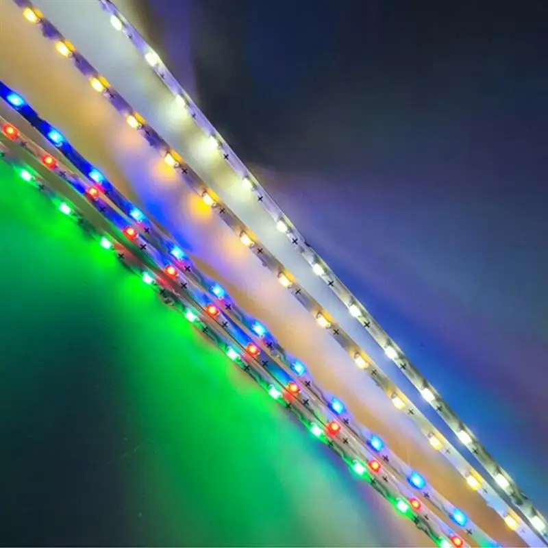 100cm Mini LED Strip 90 LEDs Self Adhesive 1206 SMD Light for Model Layout Funfair Market Houses Wagons Decorating