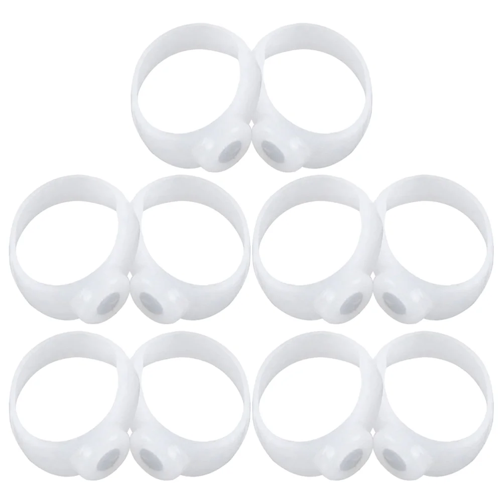 

5 Pairs The Ring Toe Magnetic Acupoint Covers Foot Weight Loss Travel Stimulating Massage Rings