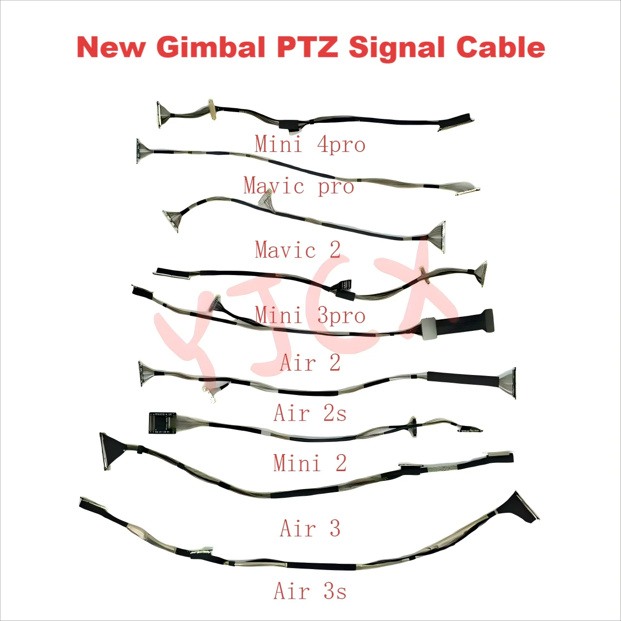 Nuevo Cable de señal de cardán Air 3s para DJI Mini 3pro línea de señal air 2/air 2s/air 3 línea PTZ Mini 1/2/se Cable de transmisión