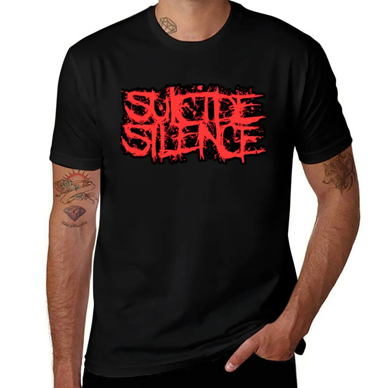 

SUICIDA SILENCE MUSIC ARTWOK T-Shirt anime tshirt man t shirt summer t shirt man plain T-shirt