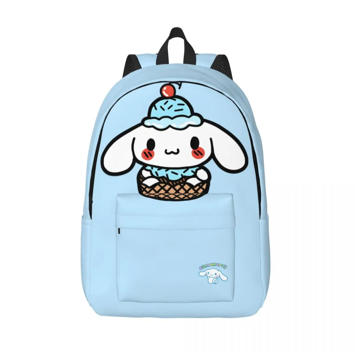 

Birthday Gift Cinnamoroll Ice Plush Sticker Retro Washable College Bag Sanrio Cinnamoroll Dual-Use For Kid Knapsack For Work