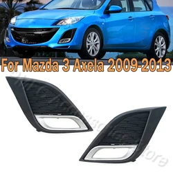 Fog Lamp Cover Fog Light Trim Front Bumper Fog Light Gille For Mazda 3 Axela 2009 2010 2011 2012 2013 BBN250C21C BBN250C11C