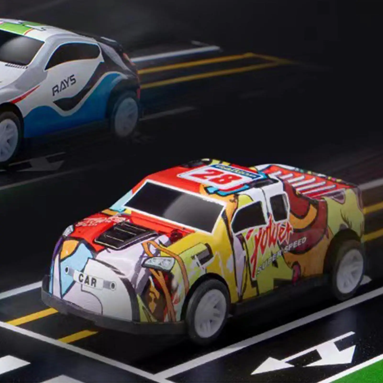 小さなおもちゃの車 24 個 収納ボックス付き 男の子 小さなおもちゃの車 プルバック式 就学前の子供 生徒 女の子 学生 子供向け