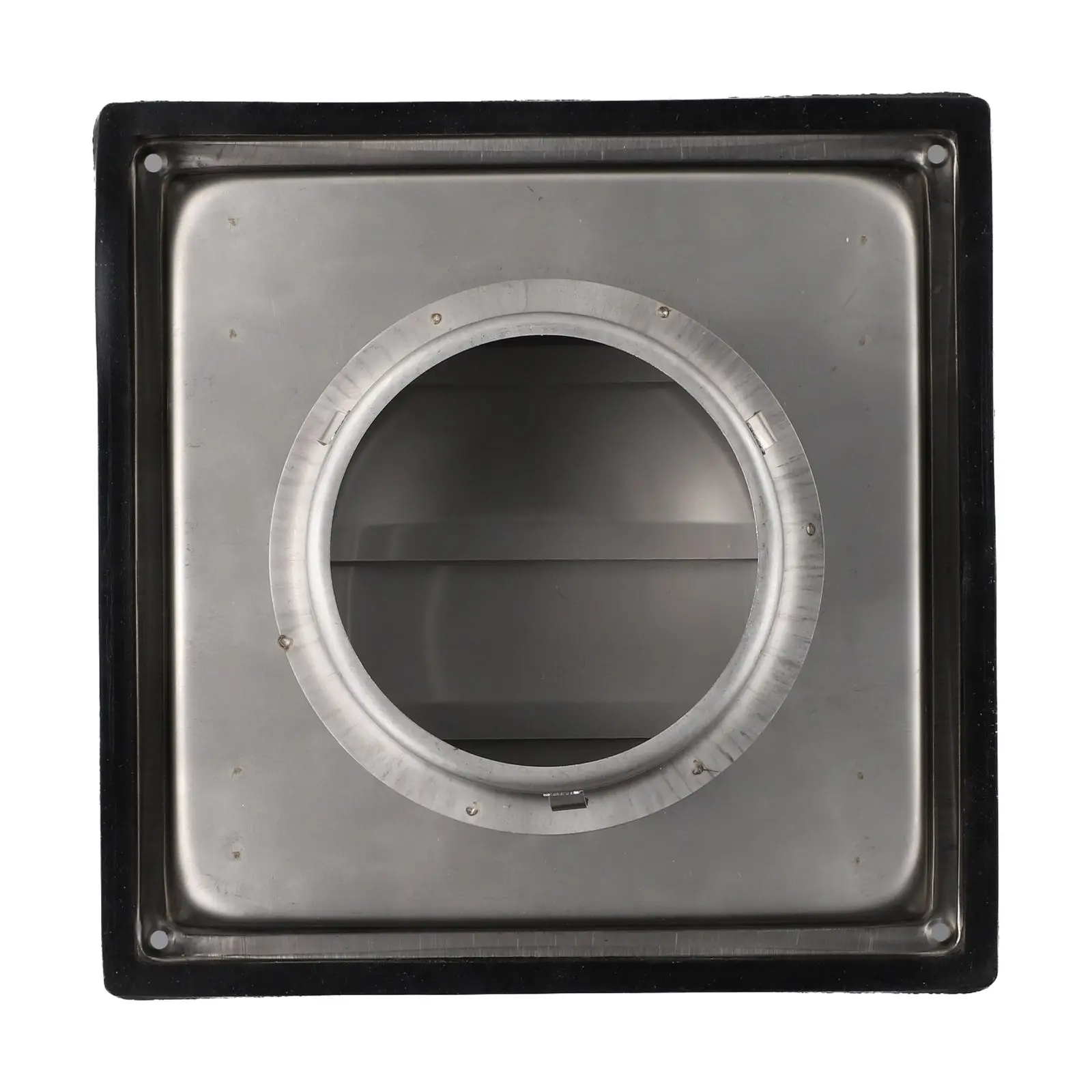 304 Stainless Steel Vent Gravity Grille Duct Vent Brushed Finish Easy Installation Indoor Use Automatic Closure Noise Reduction