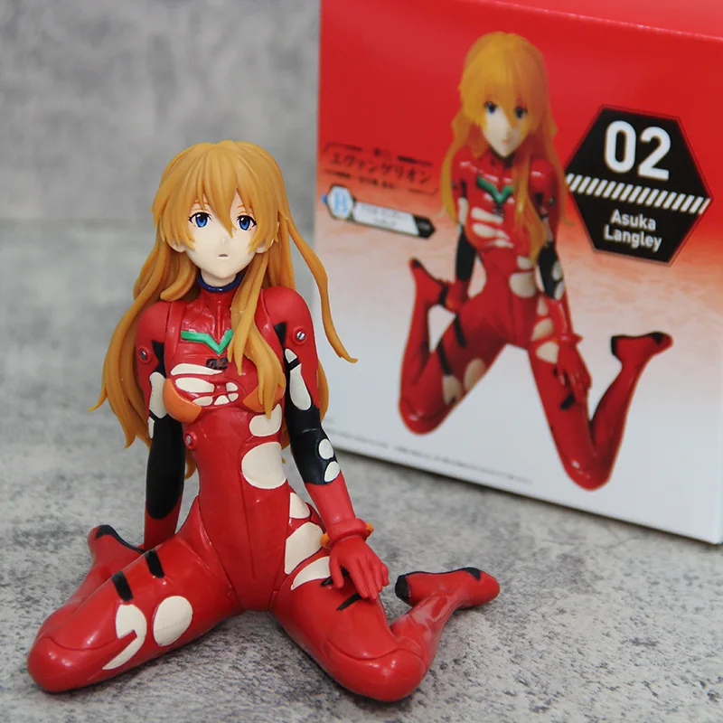 NEON GENESIS EVANGELION Anime Figure Asuka Shikinami EVA Exploding Clothes Action Figure Pvc Children Gift Toys