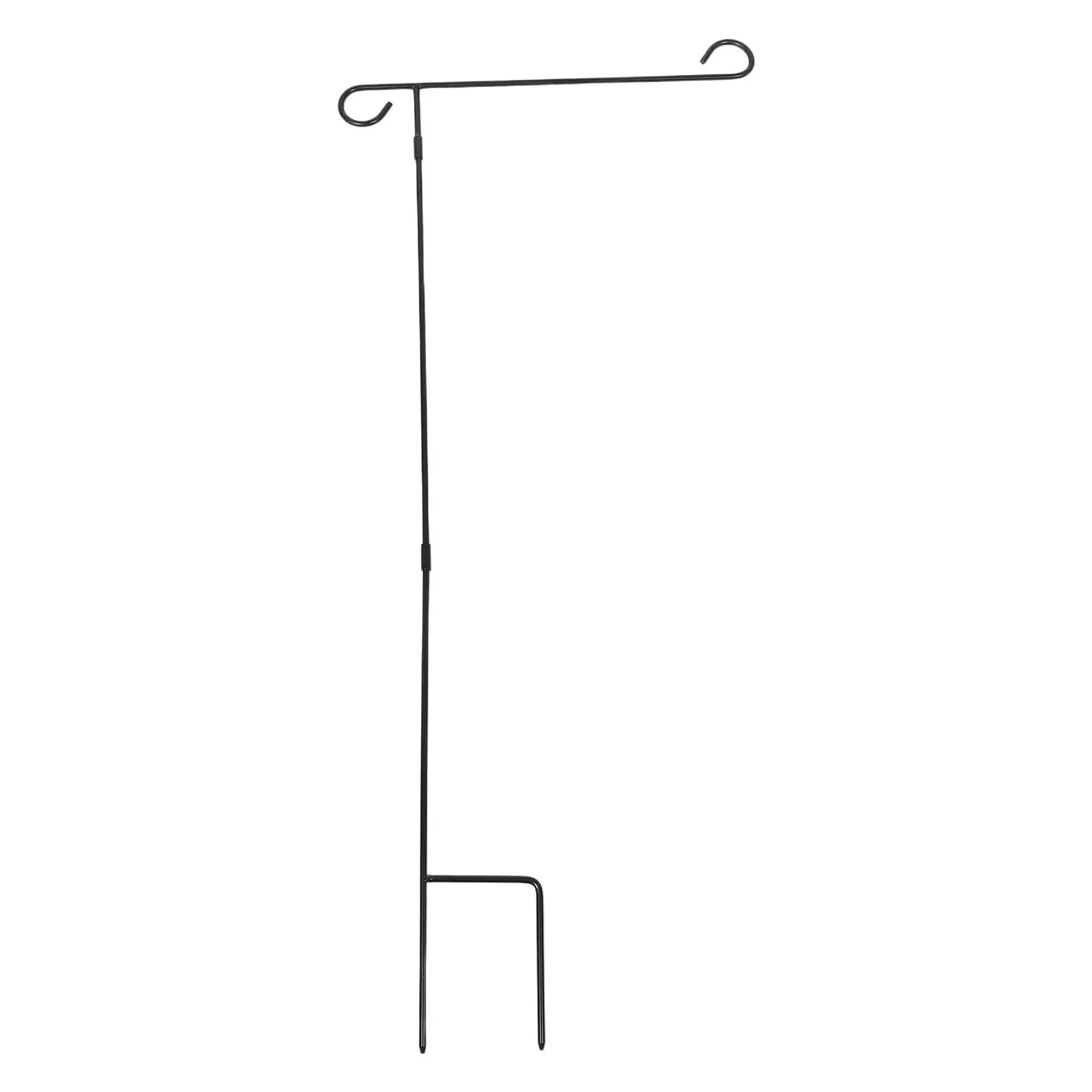 Wrought Iron Cemetery Memorial Flag Holder 38 Inch Grave Marker Stand for Yard 250Th Anniversary Memorial Day Outdoor Garden