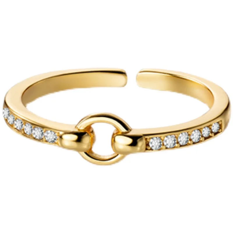 

* Кольцо в холодном и индивидуальном стиле для женщин, новое модное модное индивидуальное простое кольцо, кольцо из стерлингового серебра