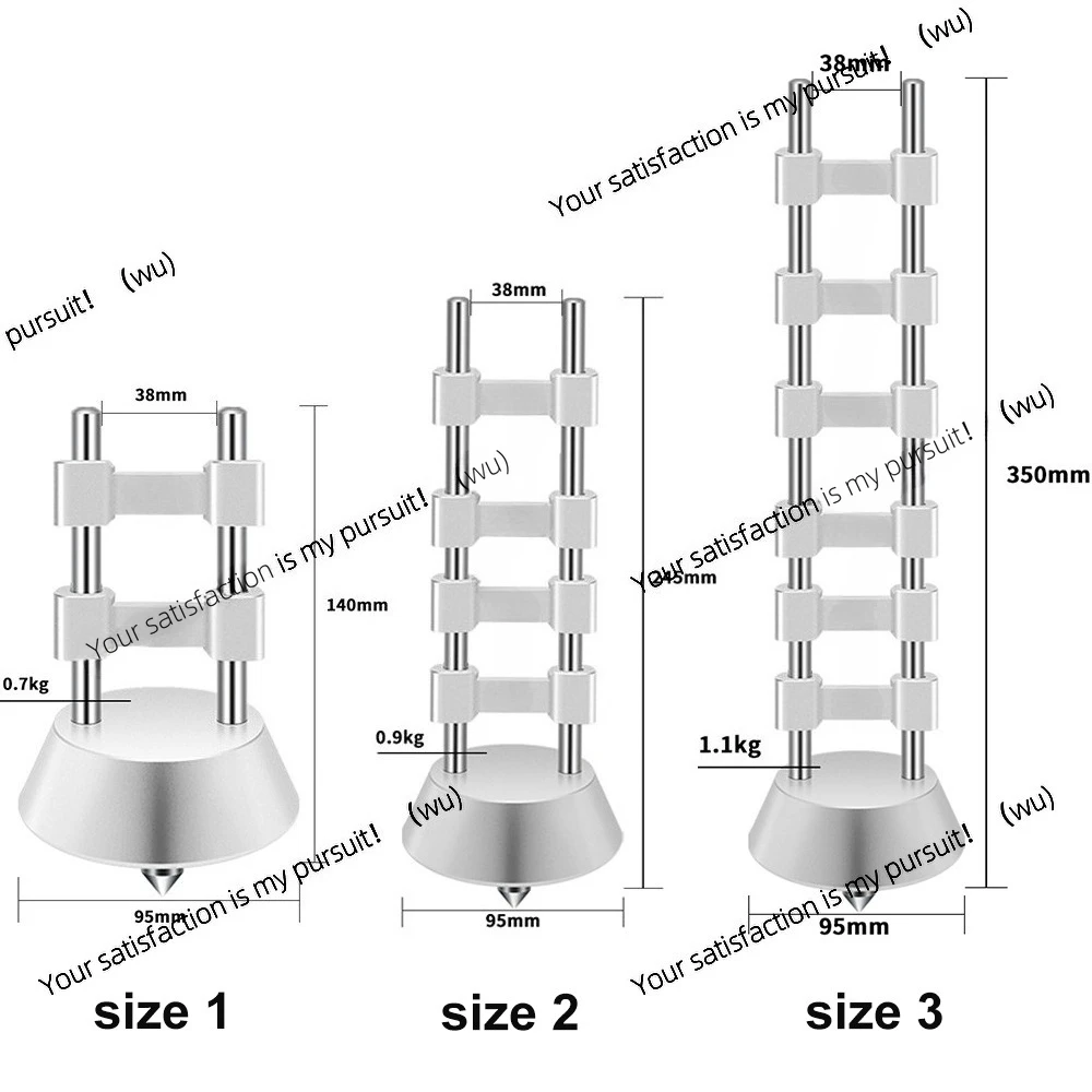 1 piece/2 pieces, black silver aluminum alloy wire frame, audio enthusiast lifting wire large trough finishing frame