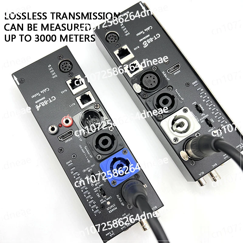 Imagem -03 - Xlr Automatic Audio Side Line Meter Medidor de Linha Multifuncional Separado Hdm Ct88