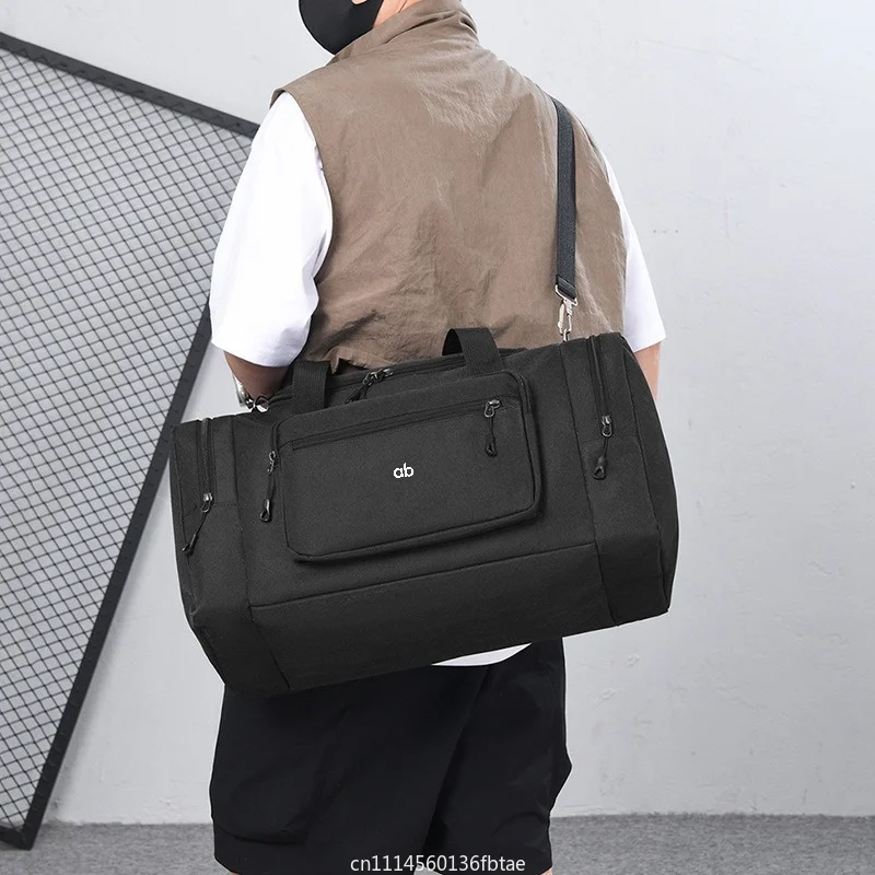 Men Women Sports Duffle Bag Waterproof Dry‑Wet Separation With Shoe Compartment Gym Yoga Shoulder Crossbody Travel Bag