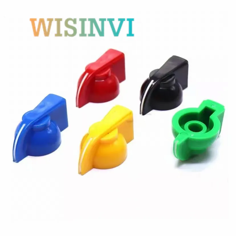 10Pcs Bakelite Duckbill 6mm Spline Shaft Potentiometer Knob  For Electric Guitar Effect Pedal Volume Control Panel Switch Knob