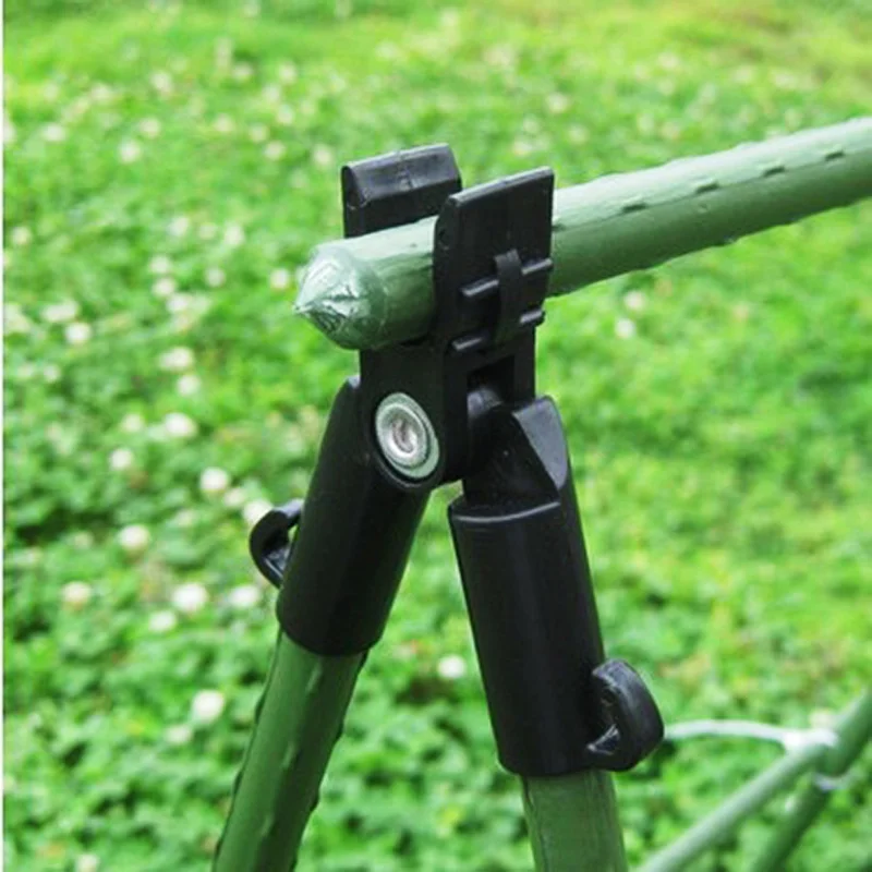 5pcs/lot 16mm Plastic Plant Stakes Connectors Adjustable Greenhouse Bracket Pole Fixed Clamp Gardening Pillar Support Forks
