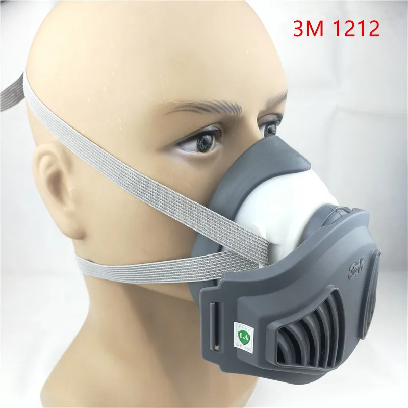 3M 1212 Gas Mask prevent Dust Suitable for industrial truction Dust pollen Haze poison Family Professional