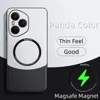 for Honor 400 Pro Dopamine Stitched Color PU Leather for Honor 400 300 200 Lite Pro X9A X9C X9B Magnetic Magsafe Phone Case