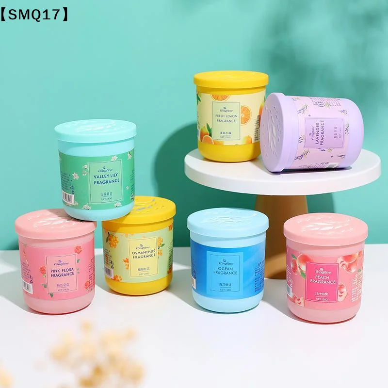 Solid Fragrance Jars With Long Lasting Osmanthus Peach Scent Safe For Baby Pregnant For Bedroom Bath【SMQ】