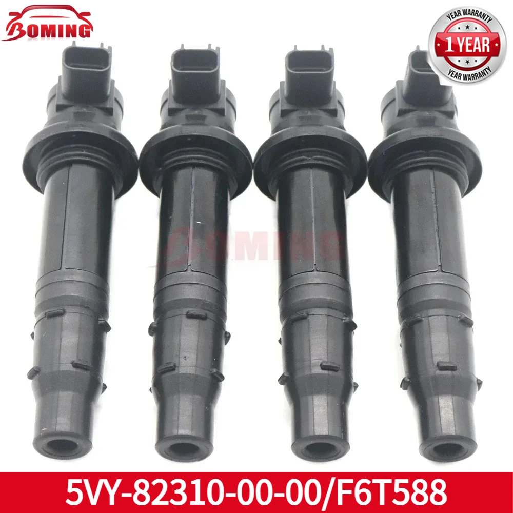 5VY-82310-00-00 Ignition Coil For Yamaha FZ1 V-MAX 1700 YZF-R1 YZF-R6 RS Venture FX Nytro SR Viper RX-1 2008-2016 5VY823100000