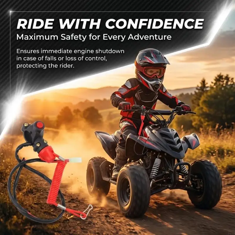  Handlebar Shutoff Control Assembly for 49Cc Mini Bike Repair Work