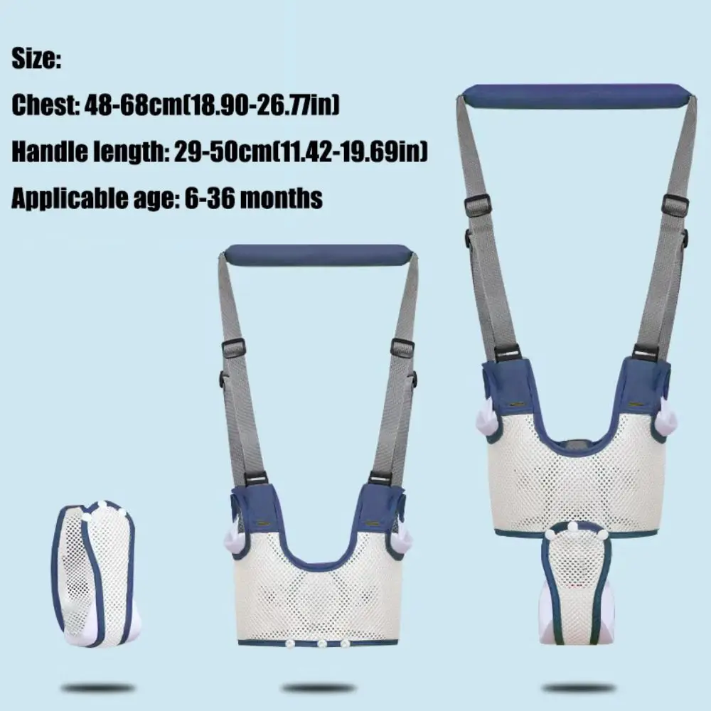Andador de bebé extraíble portátil, cinturón de entrenamiento para caminar seguro y transpirable, arnés multifuncional anticaída para bebé