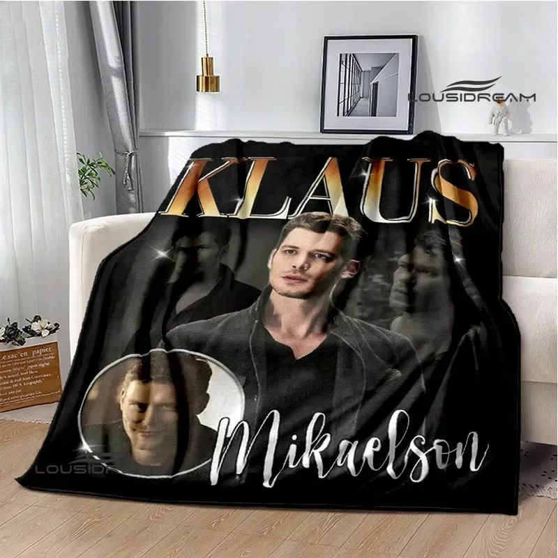 

The originals Klaus Mikaelson printed blankets Warm Flannel blankets Soft and comfortable blanket bed linings Birthday Gift