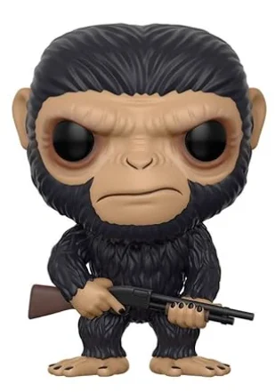 Figuras de acción de vinilo de alta calidad de la película Guerra por el Planeta de los Simios, personaje de César, en oferta.