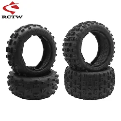 Upgraded Front or Rear Wasteland Tires Assembly Set for 1/5 Hpi Rofun Rovan Km Baja 5b Rc Car Toys Parts