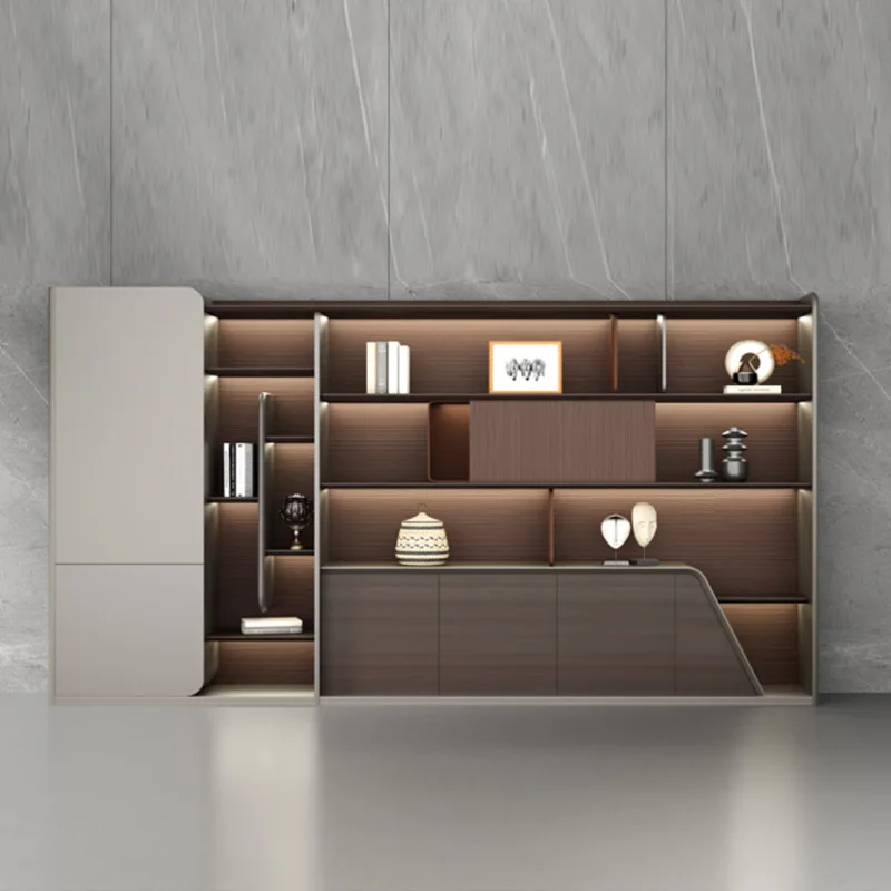 

Boss Manager Office File Cabinet Background Cabinet Modern Simple High Office File