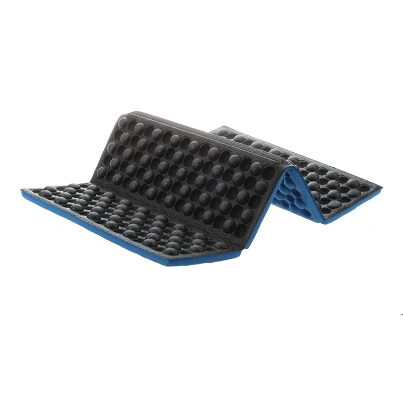 2X Personalized Folding Foam Waterproof Seat Pad Chair Cushion (Blue)