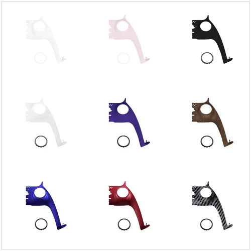 Imagen 2 del producto eXtremeRate Carcasa decorativa de repuesto con anillos decorativos Compatible con el controlador ps5 BDM-010/020/030/040/050