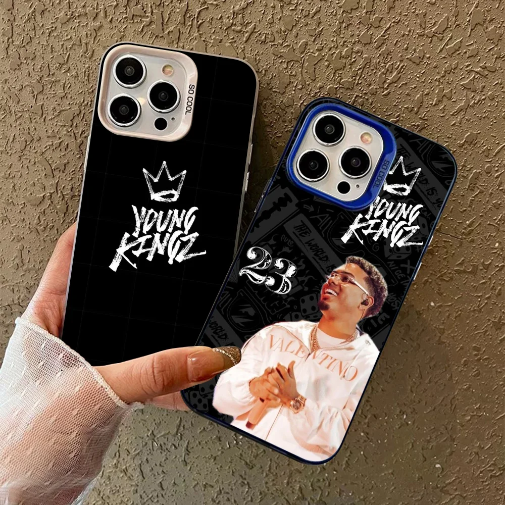 

Myke Towers Rapper For iPhone 13 14 15 16 17 Pro Max 11 12 Plus 17 Air Phone Case Color Matte Cover