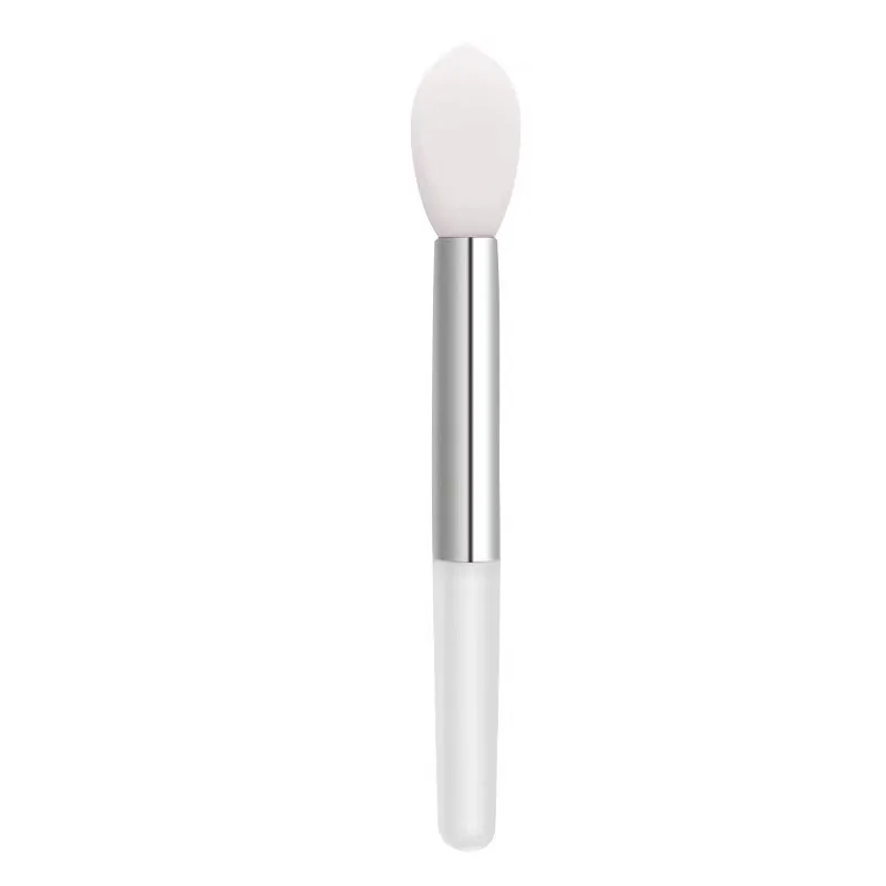 1 unidad de bálsamos labiales de silicona, cepillo para máscara de labios con ventosa, cubierta antipolvo, lápiz labial, aplicador de pincel de maquillaje, herramienta de maquillaje en barra negra para ojos