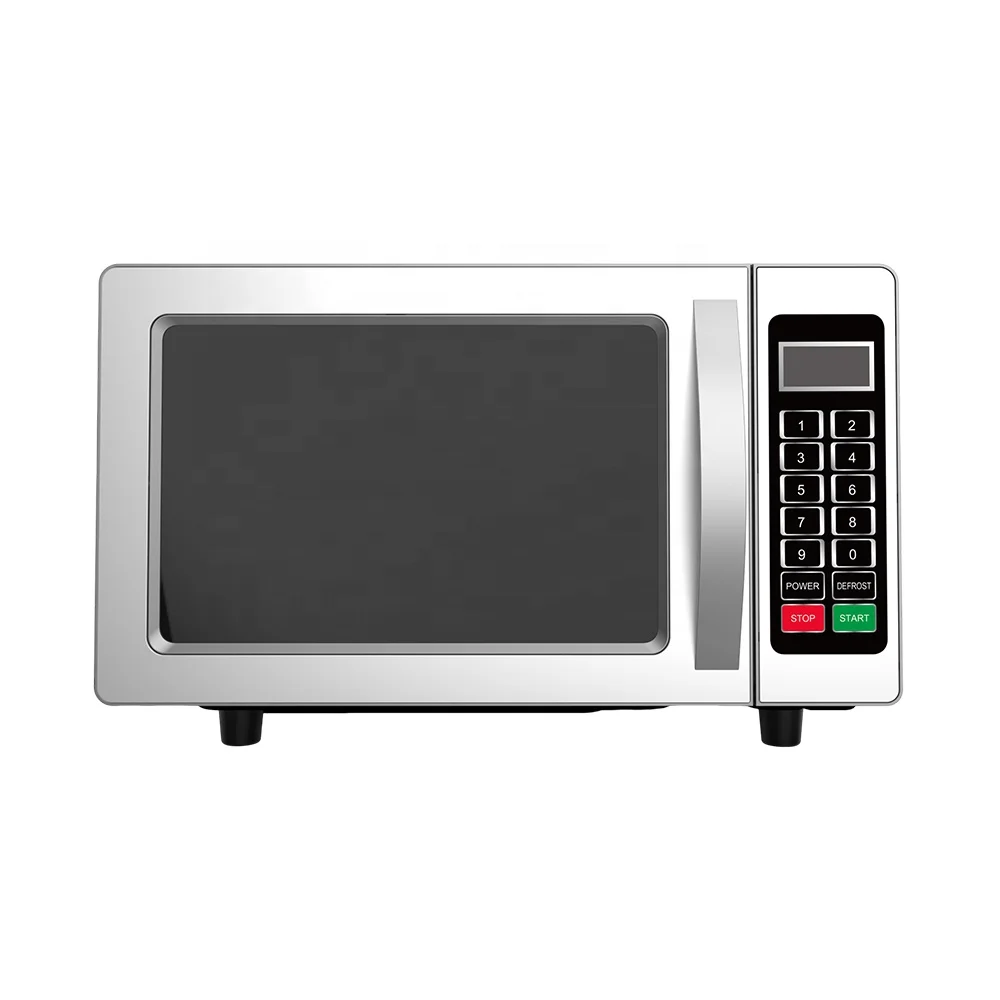Factory Price 25L Stainless Steel Commercial Hotel Use Electric Digital Countertop Industrial Microwave Oven with Fast Heating