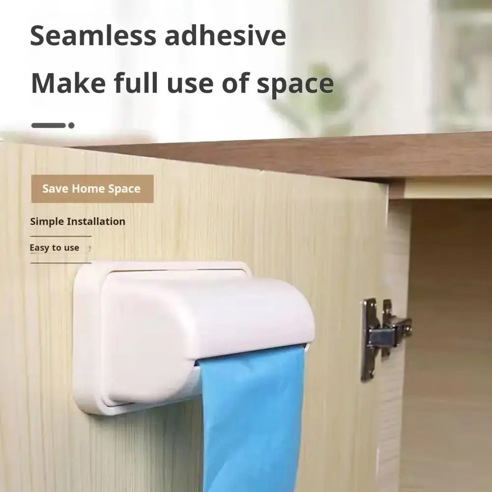 Office Trash Bag Dispenser Trash Bag Dispenser Garbage Bag Storage Box Dispenser for Quick Access Kitchen Bathroom for Easy