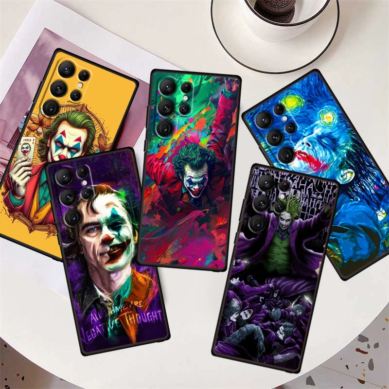 J-Jokers Anime Luxury Cute For Samsung Galaxy S24 S23 S22 S21 S20 FE S10 S10E Plus Ultra Pro Lite 5G Black Cover Phone Case