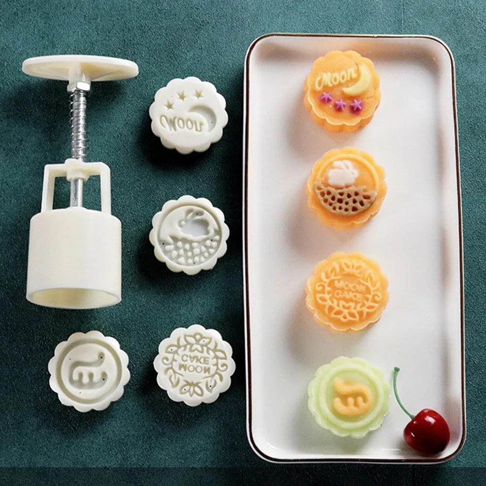 Mooncake Making Made Easy with Our Ergonomic Handpressed For Mold Featuring Clear Texture and Multiple Patterns