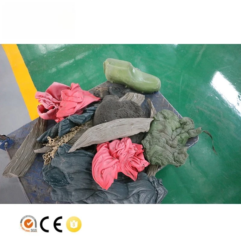 Waste Plastic Lump Block Plastic Shredding Machine Single Shaft Shredder Machine For PE PP Recycling