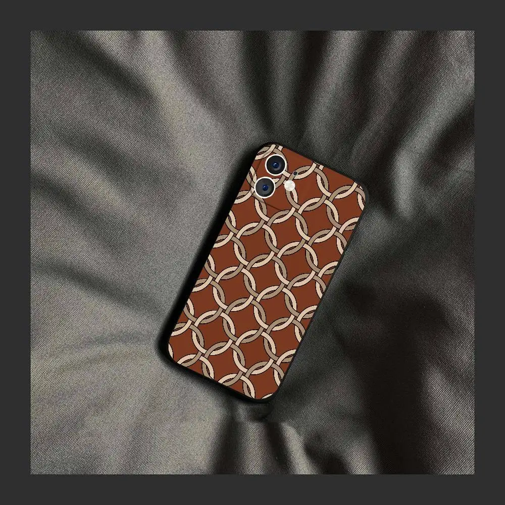 الفينيل سجلات نادي التنس البوهيمي الهندسة الحنين المشاعر جراب هاتف سيليكون لينة آيفون 16 15 14 13 12 11 زائد برو ماكس زائد