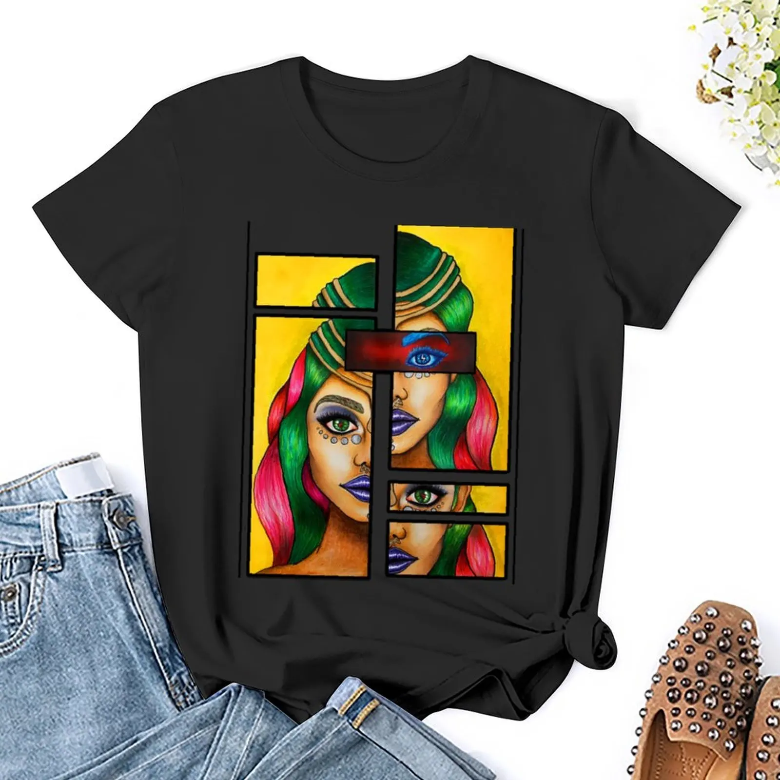 Daughter Of The Moon T-Shirt oversized cute clothes Woman fashion