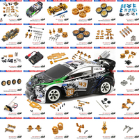Wltoys K969 K989 K979 P929 284131 1/28 RC Car Upgrades Parts Car Accessories Metal CVD Universal Joint Shaft with Nut