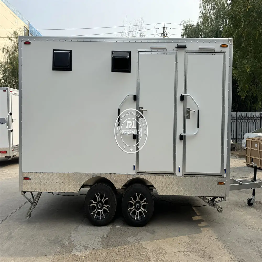

2025 NEW Hot Sale Restroom Trailer Portable Restroom Trailer Toilet Outdoor Portable Bathroom Shower Trailer