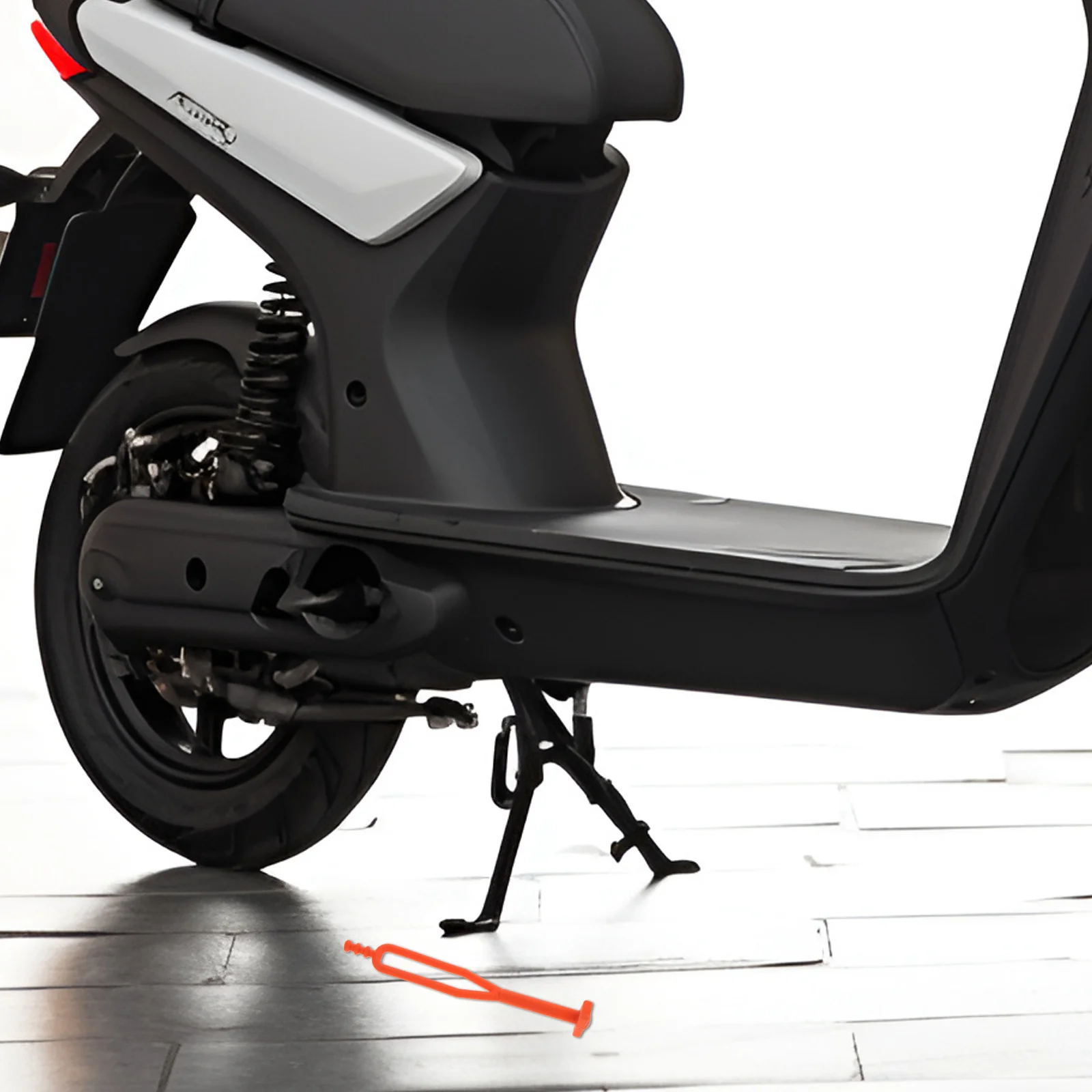 

Motorcycle Side Stand Rubber Strap Strong Stability Quick Installation Stylish Color Motorcycle Foot Stand Strap Replacement