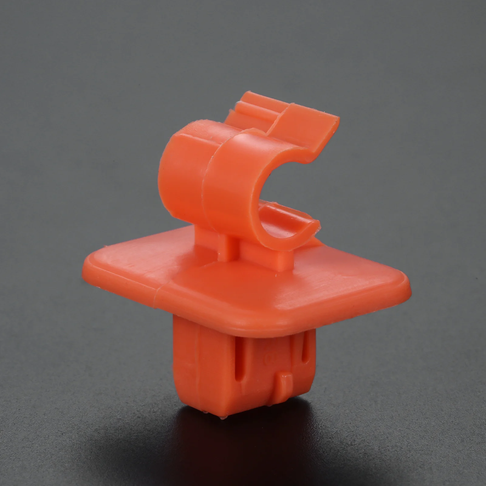 1Pc Orange Plastic Auto Fastener Clips Car Hood Bonnet Rod Stay Bracket Buckle Clip For Skoda Fabia Octavia MK2 2004-2013 2012