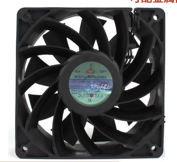 

SAN JUN SJ1238ME6 110V-240V 0.5A 120x120x38mm 2-Wire Server Cooling Fan