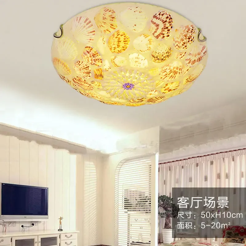 

Stained Glass Ceiling Lamps Led Lights for Living Room Bedroom Chandelier Kitchen Lighting Fixture Tiffany Home Luminaria Decor