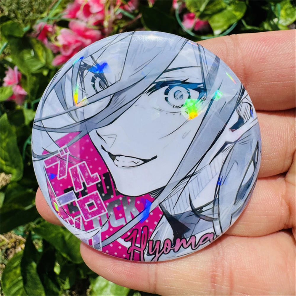Anime BLUE LOCK Mikage Reo Michael Kaiser Chigiri Hyoma Cosplay Badge Pin SPTE Tinplate Brooch﻿